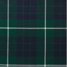 Reiver Light Weight Tartan Fabric - Hamilton Green Modern